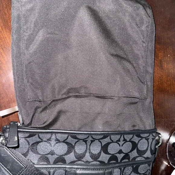 Coach Black and Gray messenger Bag - Picture 9 of 9